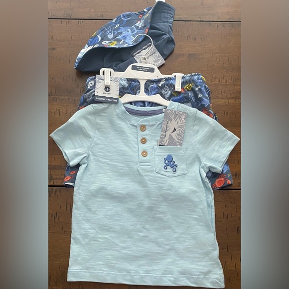 Tommy Bahama Other - •NWT•Tommy Bahama Pool Time to Play Time Quick Dry Sea Life Theme 3 Piece Set